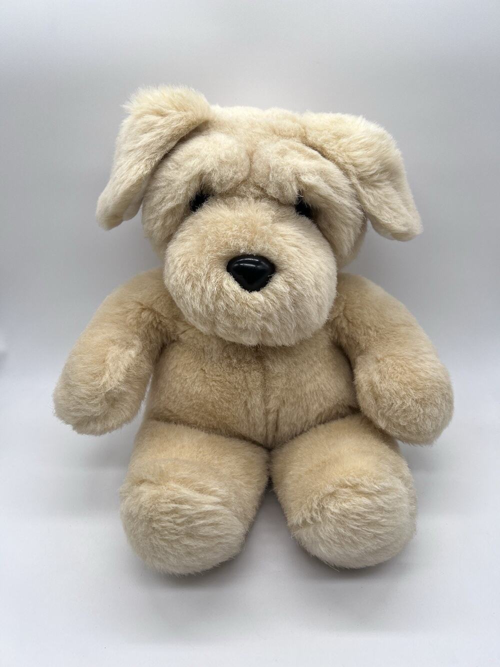 Vintage Heartline Puppy Dog Plush Stuffed Animal Toy 15” 1938 Rare HTF